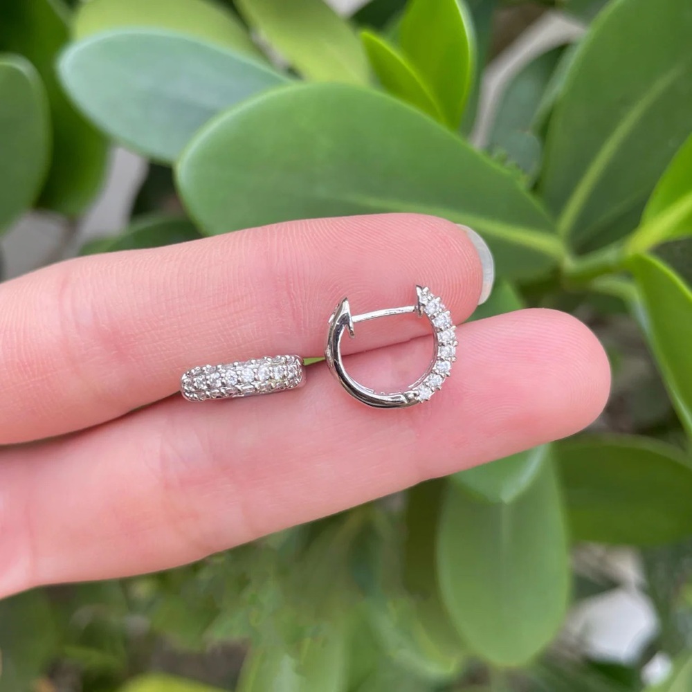 Elegant Silver Hoop Earrings
